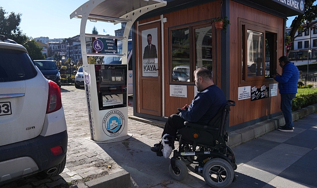 ORTAHİSAR BELEDİYESİ ENGELLİ ARAÇ ŞARJ İSTASYONU KURDU