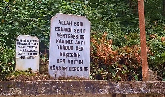 ŞEHİTLİN ANITINI KİM ONARACAK
