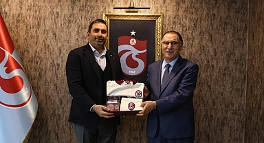 ŞEREF MALKOÇ'TAN TRABZONSPOR'A ZİYARET 