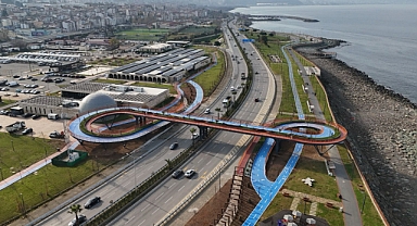 TRABZON'DA EKOLOJİK KÖPRÜ TAMAMLANDI