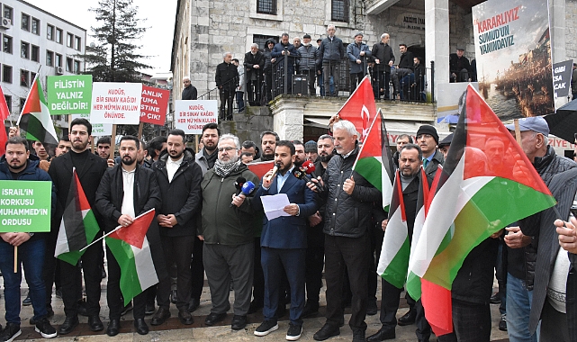 TÜGVA'DAN FİLİSTİN EYLEMİ İÇİN DESTEK ÇAĞRISI