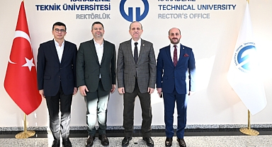 TÜRKİYE TEKNOLOJİ TAKIMI ÜYELERİNDEN KTÜ REKTÖRÜNE ZİYARET
