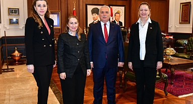 VALİ YILDIRIM KKTC HEYETİNİ KABUL ETTİ 