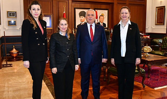 VALİ YILDIRIM KKTC HEYETİNİ KABUL ETTİ