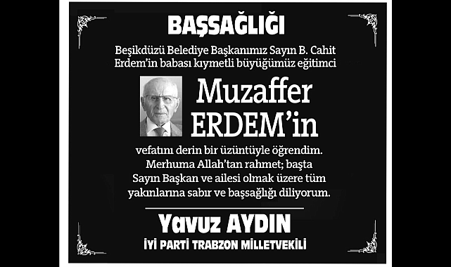 YAVUZ AYDIN BAŞSAĞLIĞI 