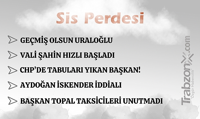 17.01.2025 SİS PERDESİ