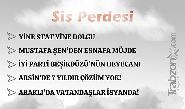 18.01.2026 SİS PERDESİ