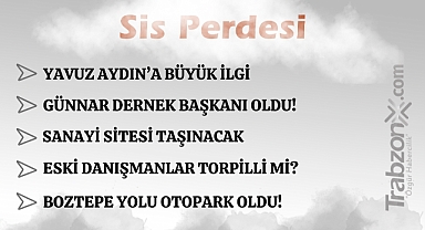 30.01.2026 SİS PERDESİ