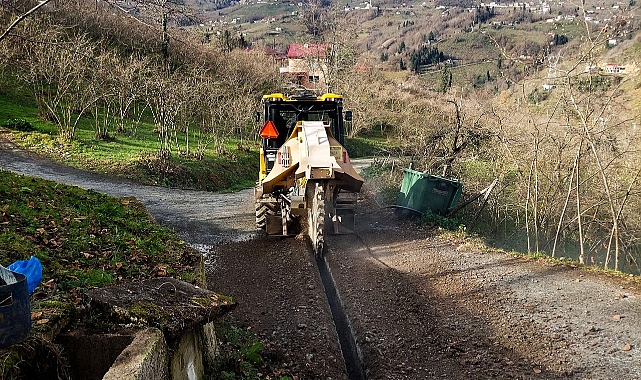 BÜYÜKŞEHİR YOMRA’YI  YATIRIMA BOĞDU