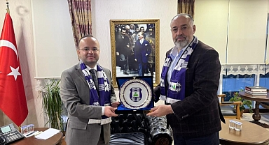 ÇAKMAKÇIOĞLU’NDAN KAYMAKAM ARSLANTÜRK’E ZİYARET