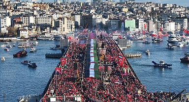 MİLYONLAR FİLİSTİN İÇİN TEK YÜREK OLDU 