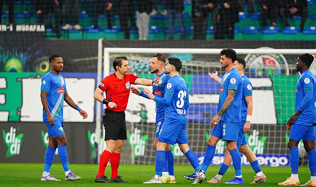 RİZESPOR 1 PUANA RAZI... HAKEM MELER'E TEPKİ!