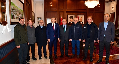 ŞEHİT AİLELERİ DERNEĞİNDEN VALİ ŞAHİN'E ZİYARET