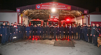 TRABZON İTFAİYESİNDEN 4 BİN 992 OLAYA MÜDAHALE