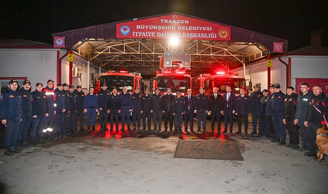 TRABZON İTFAİYESİNDEN 4 BİN 992 OLAYA MÜDAHALE