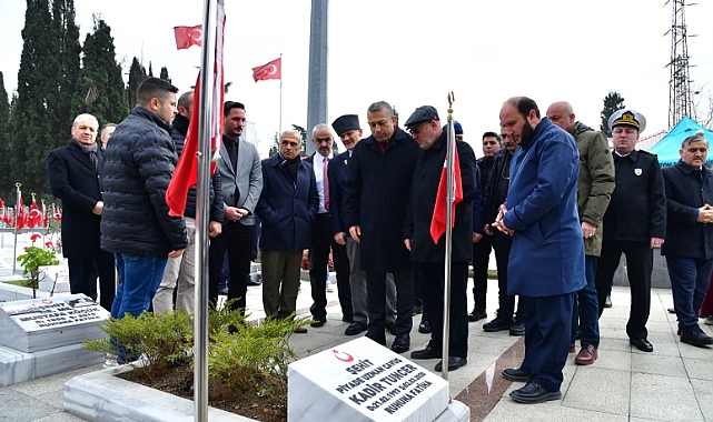 VALİ ŞAHİN ŞEHİTLİĞİ ZİYARET ETTİ 