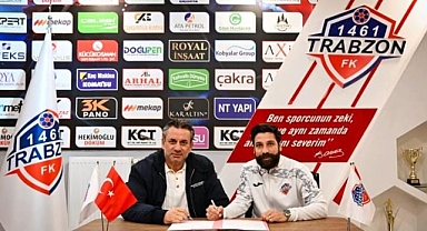1461 TRABZON FK'DA OLCAY ŞAHAN İMZAYI ATTI