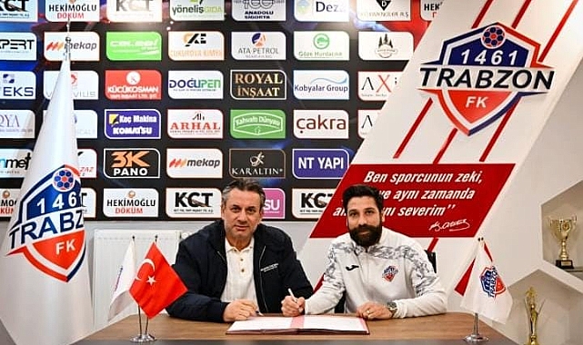 1461 TRABZON FK'DA OLCAY ŞAHAN İMZAYI ATTI