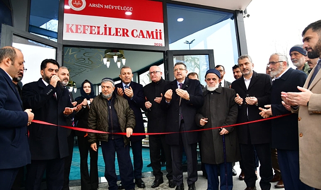 ARSİN KESELİLER CAMİİ DUALARLA HİZMETTE