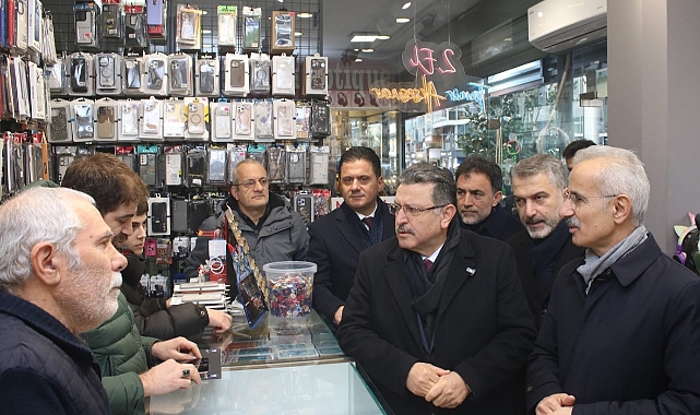 BAKAN URALOĞLU ESNAFI DİNLEDİ 