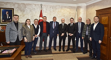 BASIN İLAN KURUMU VE TRABZON BASININDAN TTSO'YA ZİYARET