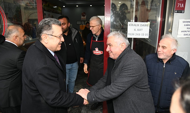 BAŞKAN GENÇ'TEN ARSİN’E HEM HİZMET HEM GÖNÜL ZİYARETİ