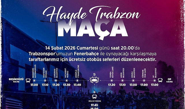 BÜYÜKŞEHİR’DEN TARAFTARA ÜCRETSİZ ULAŞIM VE OTOPARK HİZMETİ