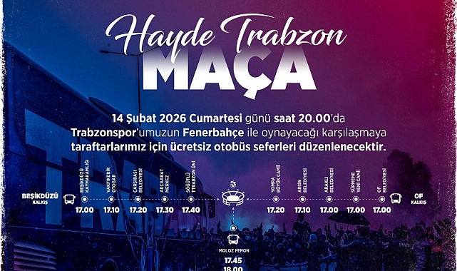 BÜYÜKŞEHİR’DEN TARAFTARA ÜCRETSİZ ULAŞIM VE OTOPARK HİZMETİ