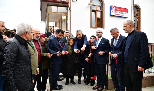 KABAN CAMİİ İBADETE AÇILDI