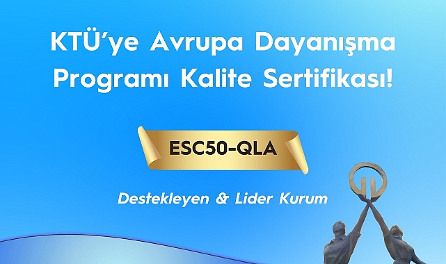 KTÜ'YE KALİTE SERTİFİKASI