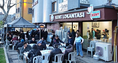ORTAHİSAR'DA İLK İFTAR HEYECANI