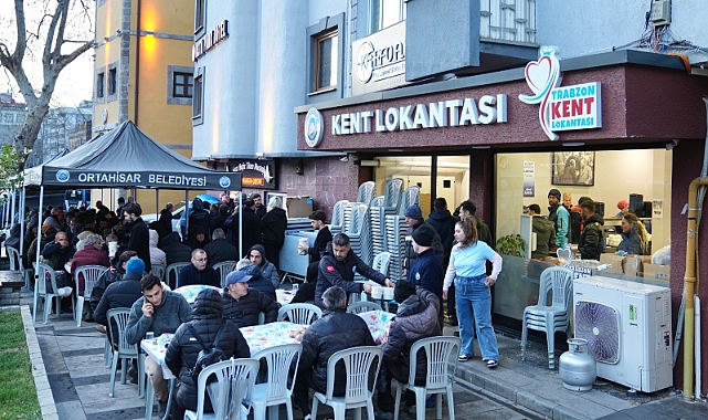 ORTAHİSAR'DA İLK İFTAR HEYECANI