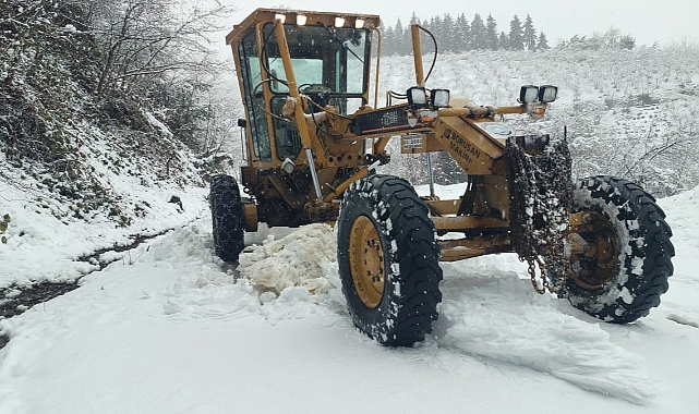 ORTAHİSAR’DA KARLA MÜCADELE ÇALIŞMALARI SÜRÜYOR