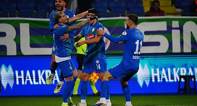 RİZESPOR 7 HAFTA SONRA KAZANDI... RAHAT BİR NEFES ALDILAR 