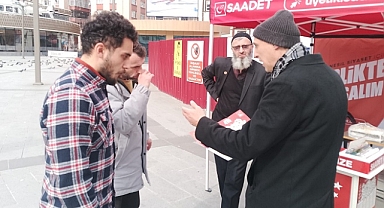 SAADET PARTİSİ RİZE'DE ÜYE ÇALIŞMASI