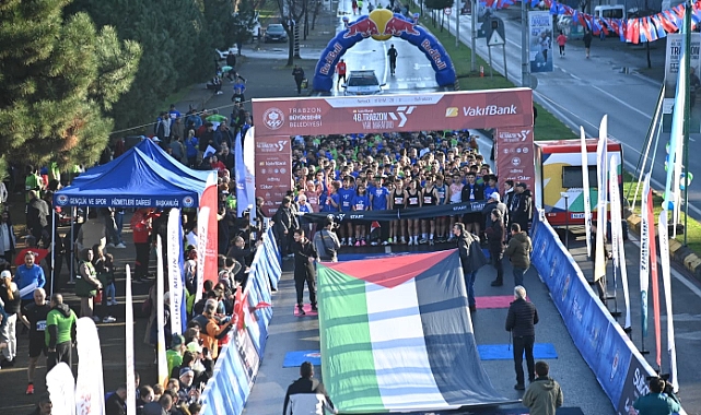 TRABZON'DA COŞKULU MARATON