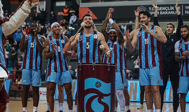 TRABZONSPOR BASKETTE DURDURULAMIYOR... ÜST ÜSTE 10'UNCU GALİBİYET