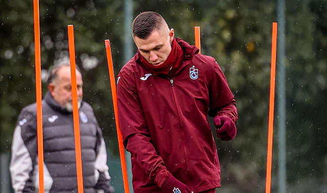 TRABZONSPOR ÇALIŞMALARINA DEVAM ETTİ... ZUBKOV SEVİNCİ