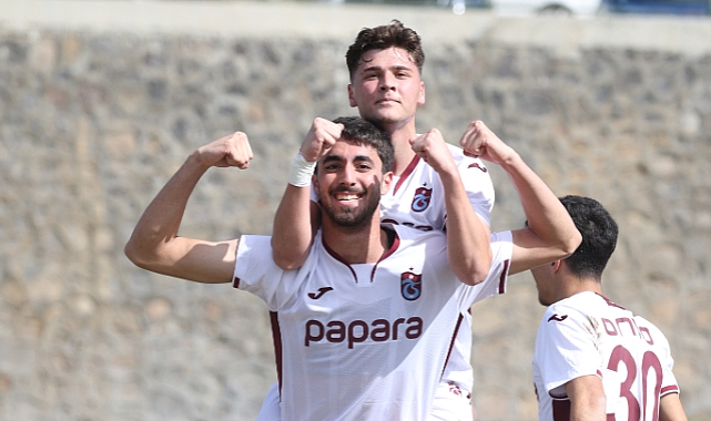 TRABZONSPOR'UN GENÇLERİ 3 PUANI 3 GOLLE ALDI