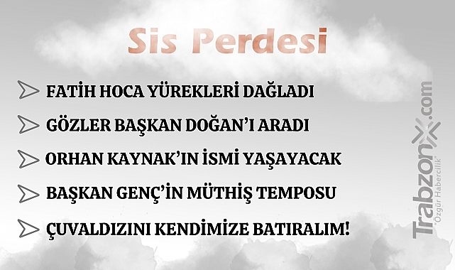 12.03.2026 SİS PERDESİ