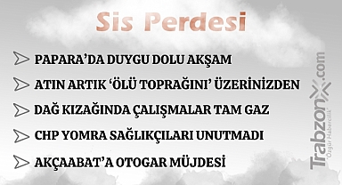 15.03.2026 SİS PERDESİ 