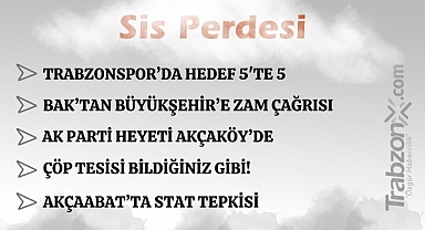 16.03.2026 SİS PERDESİ 