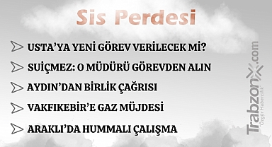 31.03.2026 SİS PERDESİ 