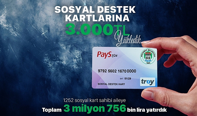 AKÇAABAT BELEDİYESİ’NDEN İHTİYAÇLI AİLELERE 3 MİLYON 756 BİN TL DESTEK