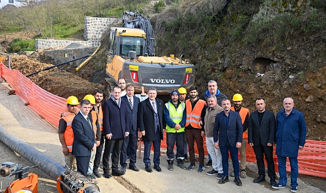 AKÇAABAT'TA İÇME SUYU ALTYAPISI GÜÇLENİYOR