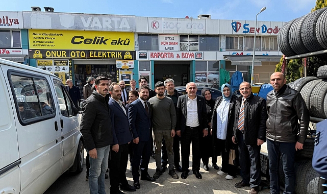 ANAHTAR PARTİ HEYETİ ARAKLI'DA ESNAFI DİNLEDİ 