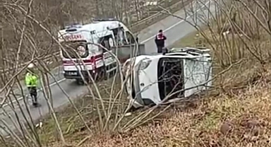 ARAKLI'DA KORKUTAN KAZA