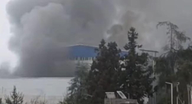 ARSİN OSB'DE YANGIN PANİĞİ! 