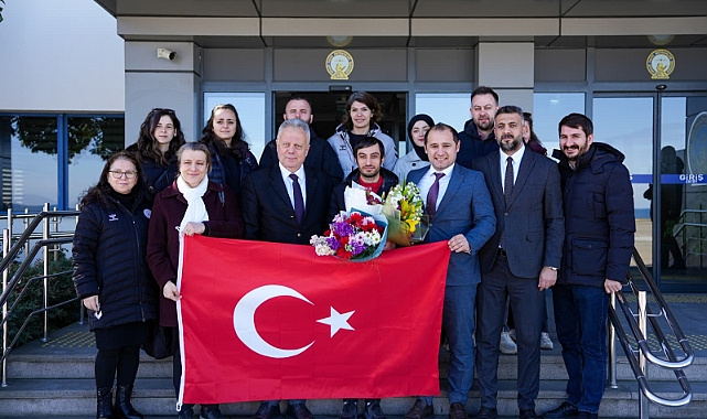 AVRUPA ŞAMPİYONU BUĞRA TRABZON'A GELDİ