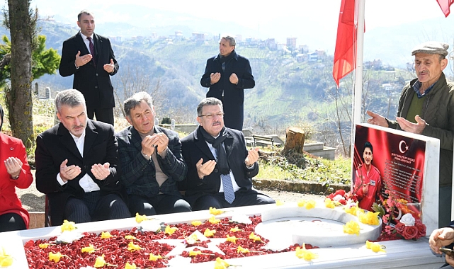 BAŞKAN GENÇ’TEN ŞEHİT PİLOT GENÇCELEP'İ UNUTMADI 